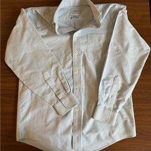 L.L. Bean Oxford Striped Dress Shirt